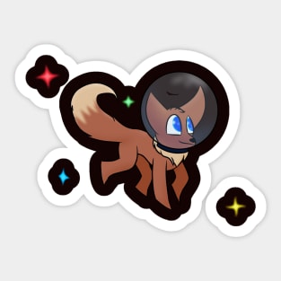 Space Dog Sticker